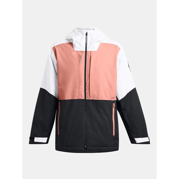 Under Armour UA Expanse Vista Jacket 896 Black Coral White Mens S $275 MSRP - Picture 1 of 16